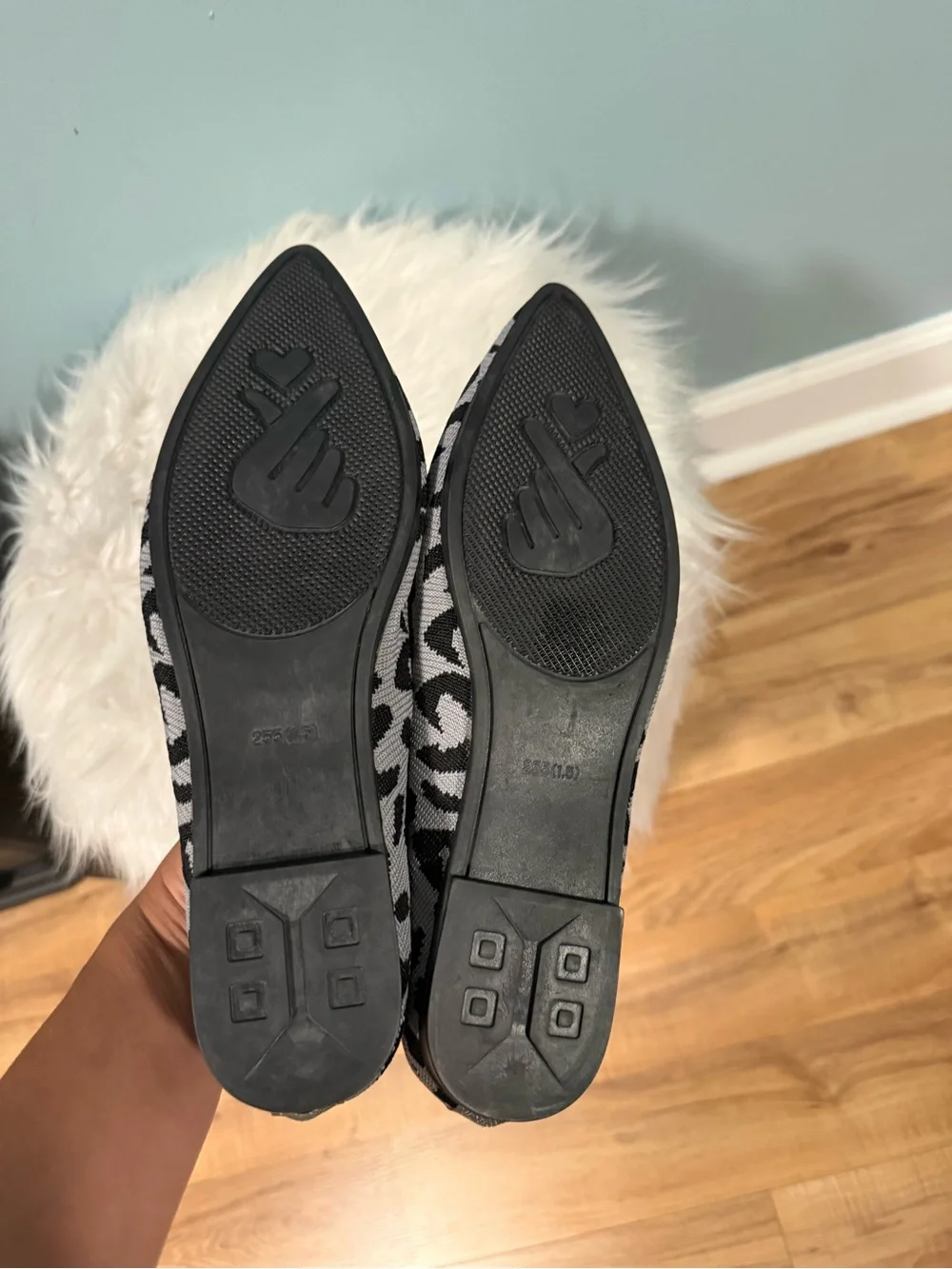 8 Items for $20: Pointed Leopard Knit Slip-On Flats
